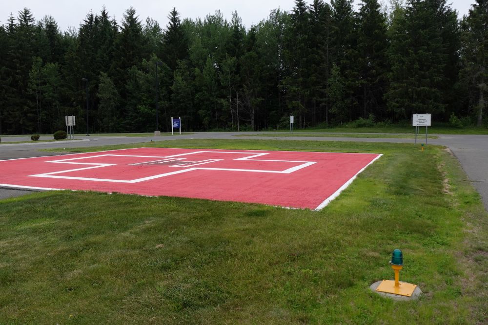 helicopter landing pad