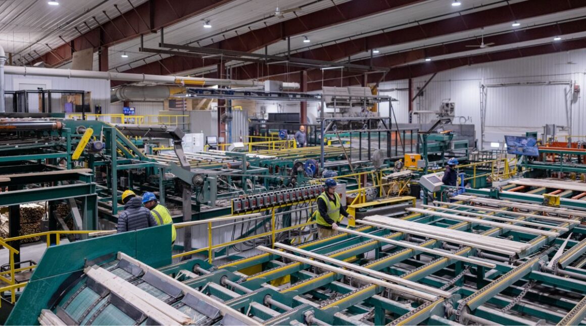 interior of the sawmill.