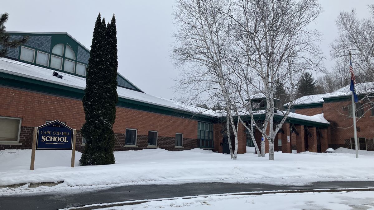 exterior of the Cape Cod Hill School.