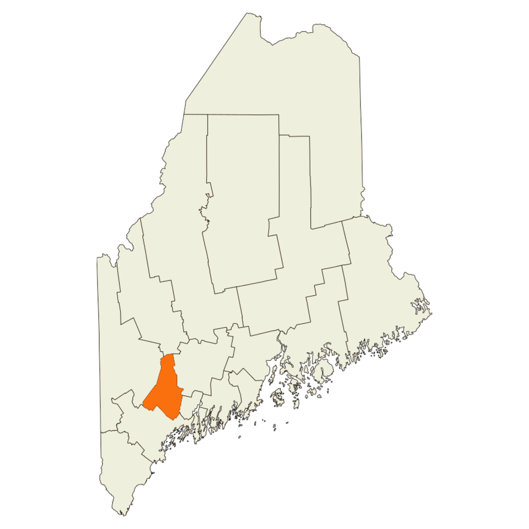 Androscoggin County Map