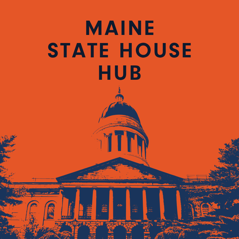 graphic for the maine state house hub
