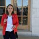 shenna bellows speaks to reporters