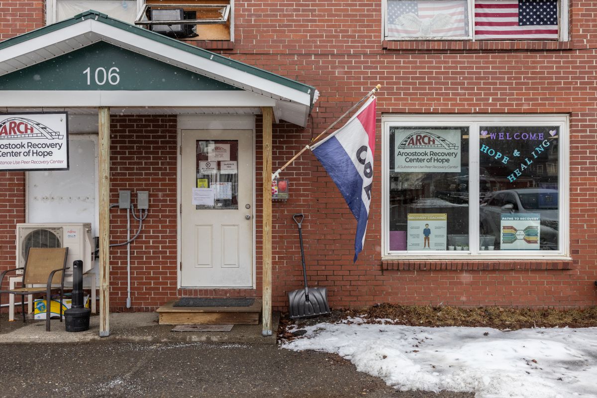 entrance to the aroostook recovery center of hope