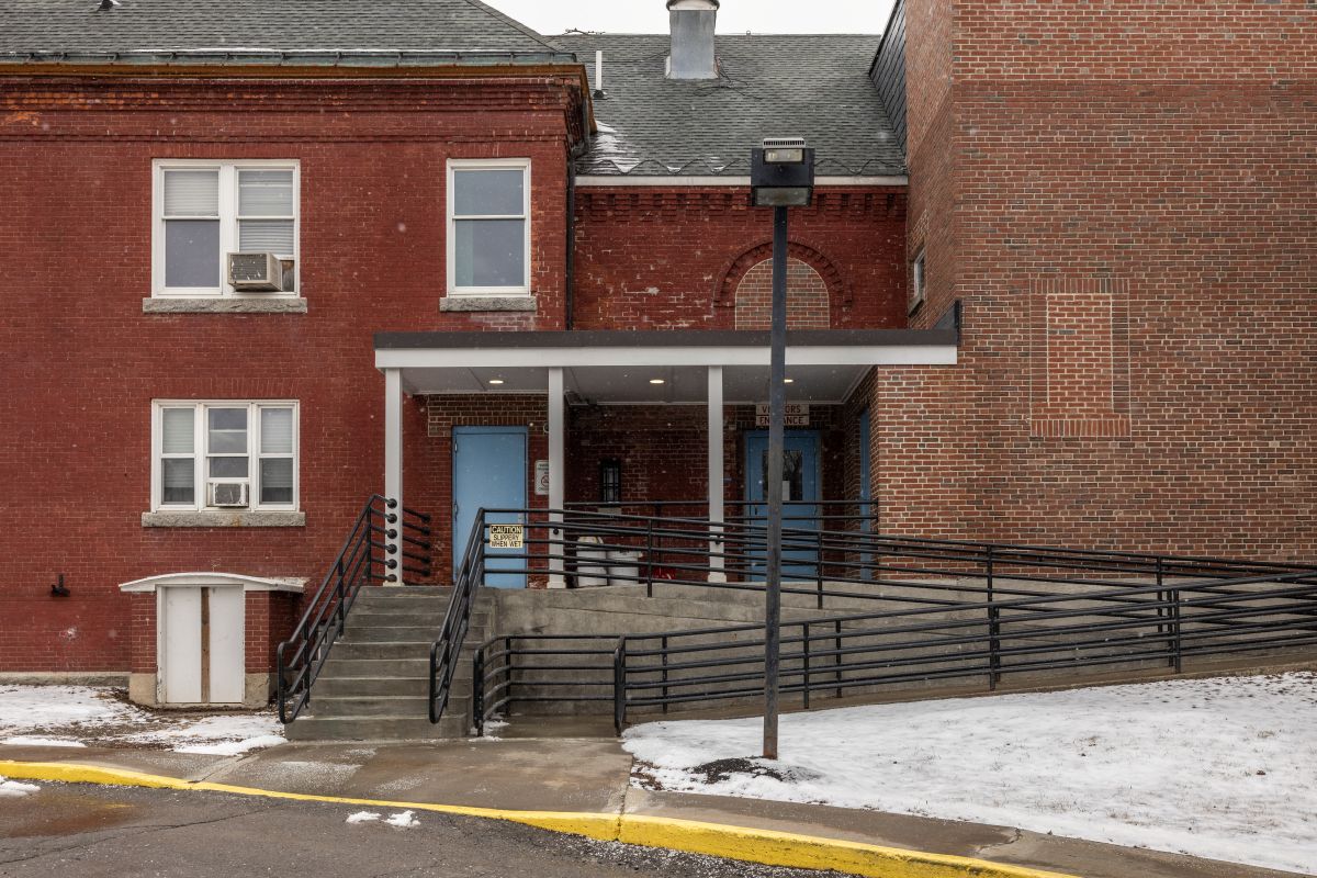 exterior of the aroostook county jail