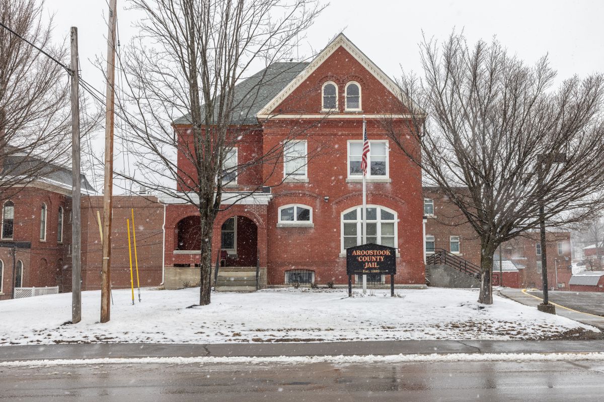 exterior of the Aroostook County jail. 