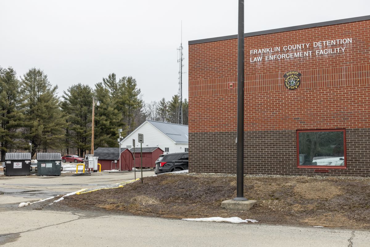 exterior of the franklin county jail