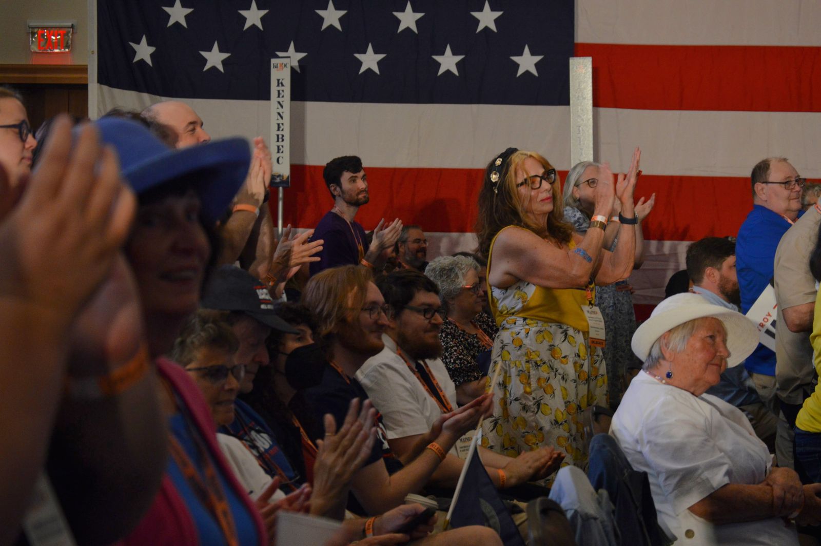 troy jackson supporters clapping