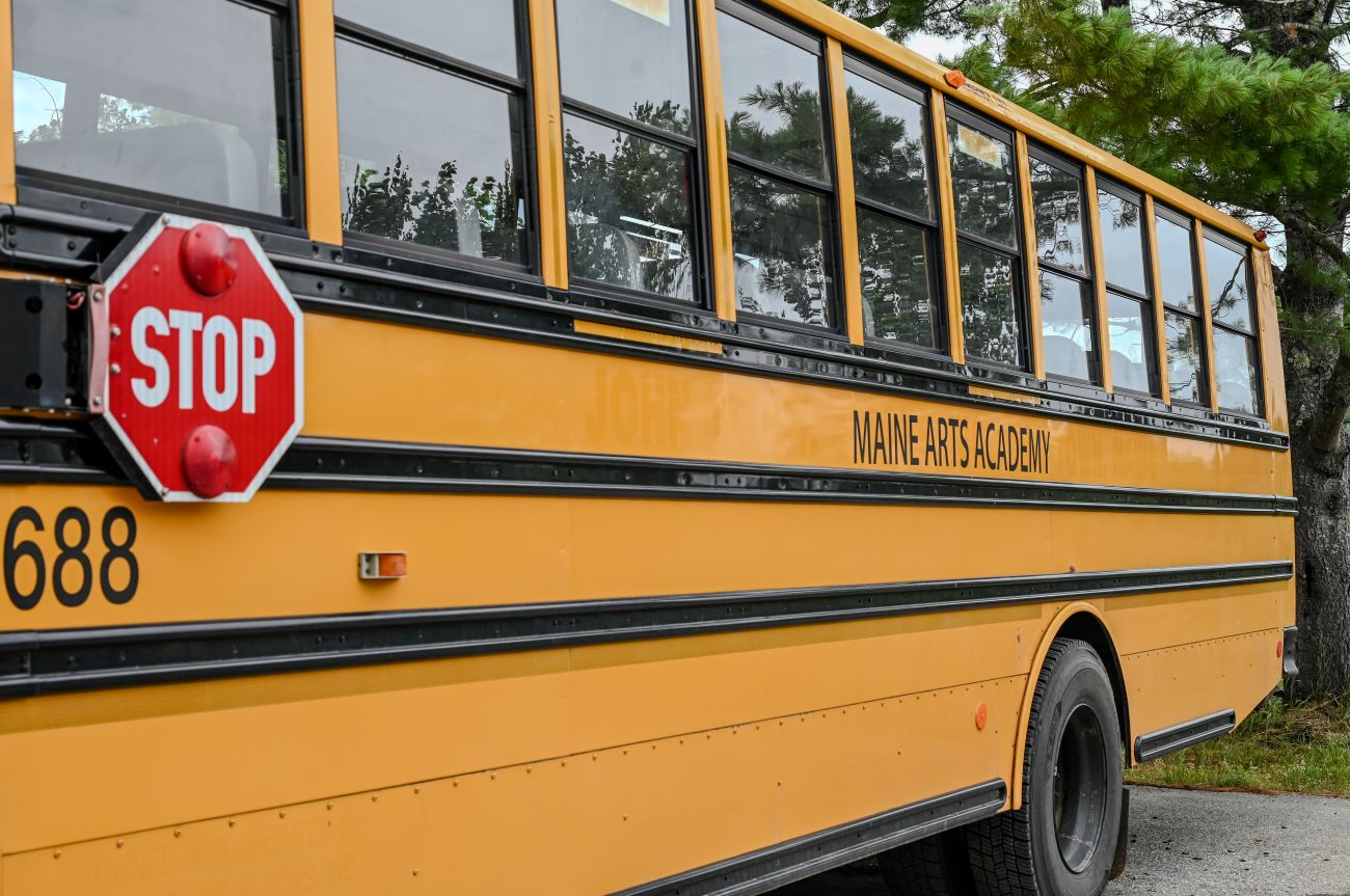 a bus for the maine arts academy