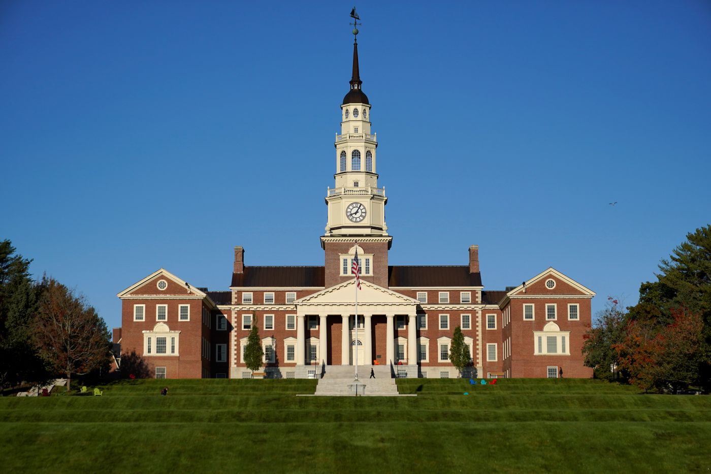 exterior of the miller library