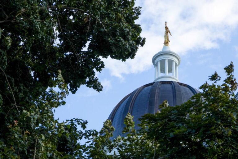 the dome of the statehouse
